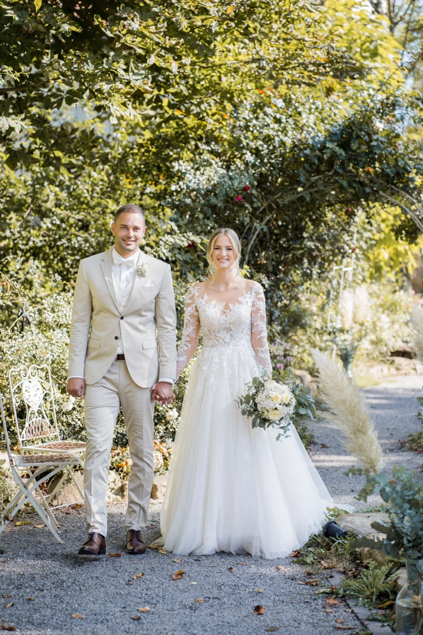 Nahes Portrait von Marie und Nassim beim Paarshooting