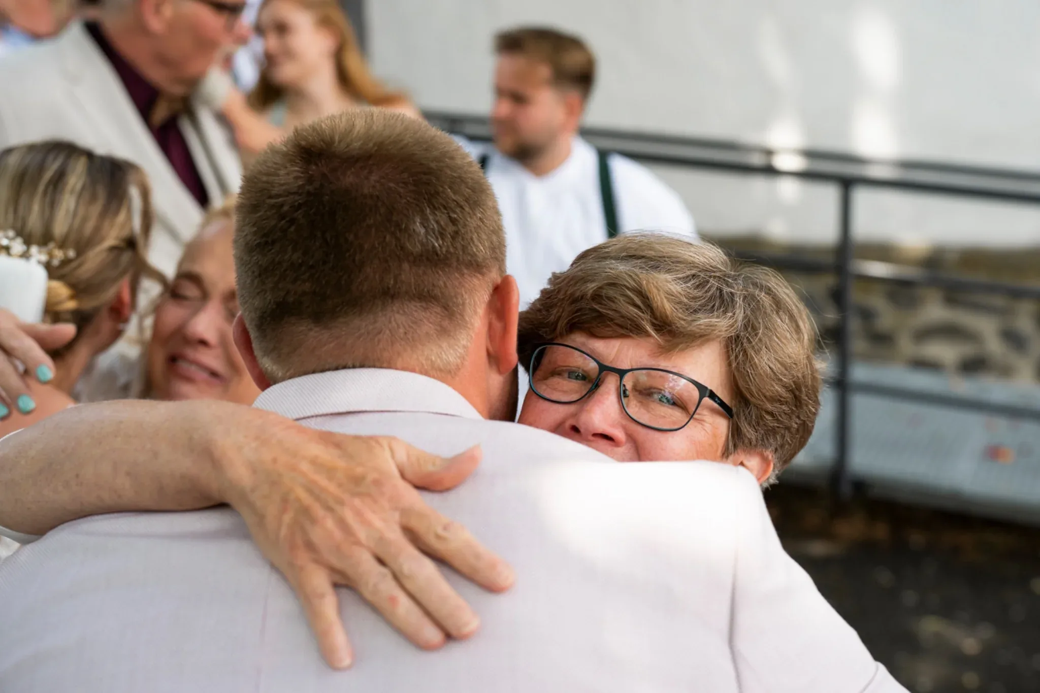 Franziska und Holger während ihrer kirchlichen Trauung